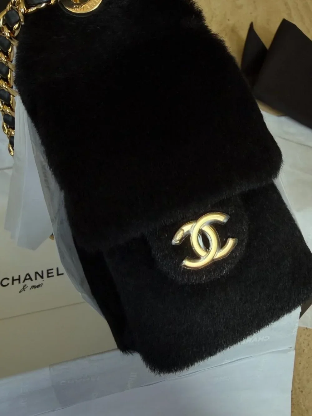 RARE CHANEL 25 mini handbag (26A), black pony hair, GHW, BRAND NEW, Full Set